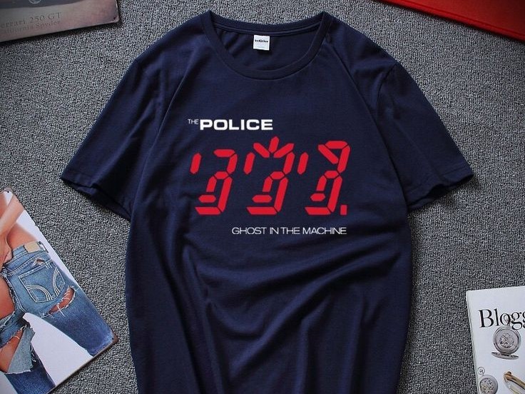 Retro Rock Vibes: The Police “Ghost in the Machine” T-Shirt