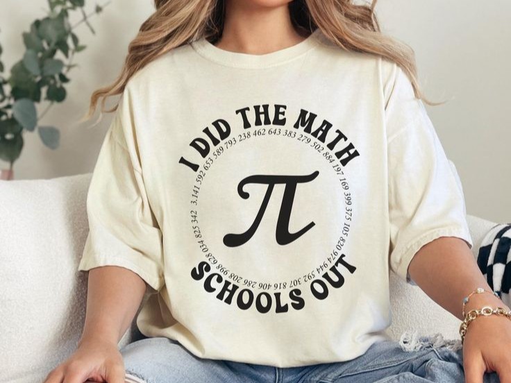 A Math-Inspired Tee for Pi-Lovers and Rebels Alike
